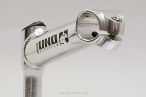 Kalloy Uno Silver NOS Classic 130 mm 1" Quill Stem - Pedal Pedlar - Buy New Old Stock Bike Parts