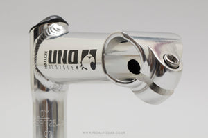 Kalloy Uno Silver NOS Classic 110 mm 1 1/8" Quill Stem - Pedal Pedlar - Buy New Old Stock Bike Parts