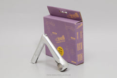 Potence Vélo Vintage Cinelli 130 Mm - 26,4 Mm - Alliage Argent - Fabriquée En Italie