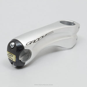 Cinelli Groove Silver NOS Classic 110 mm 1" or 1 1/8" A-Head Stem - Pedal Pedlar - Buy New Old Stock Bike Parts