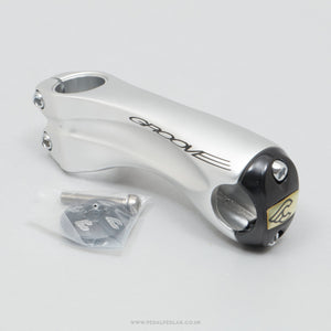 Cinelli Groove Silver NOS Classic 110 mm 1" or 1 1/8" A-Head Stem - Pedal Pedlar - Buy New Old Stock Bike Parts