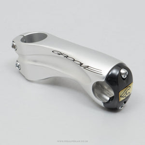 Cinelli Groove Silver NOS Classic 100 mm 1" or 1 1/8" A-Head Stem - Pedal Pedlar - Buy New Old Stock Bike Parts