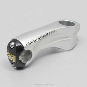 Cinelli Groove Silver NOS Classic 100 mm 1" or 1 1/8" A-Head Stem - Pedal Pedlar - Buy New Old Stock Bike Parts