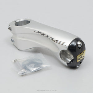 Cinelli Groove Silver NOS Classic 100 mm 1" or 1 1/8" A-Head Stem - Pedal Pedlar - Buy New Old Stock Bike Parts
