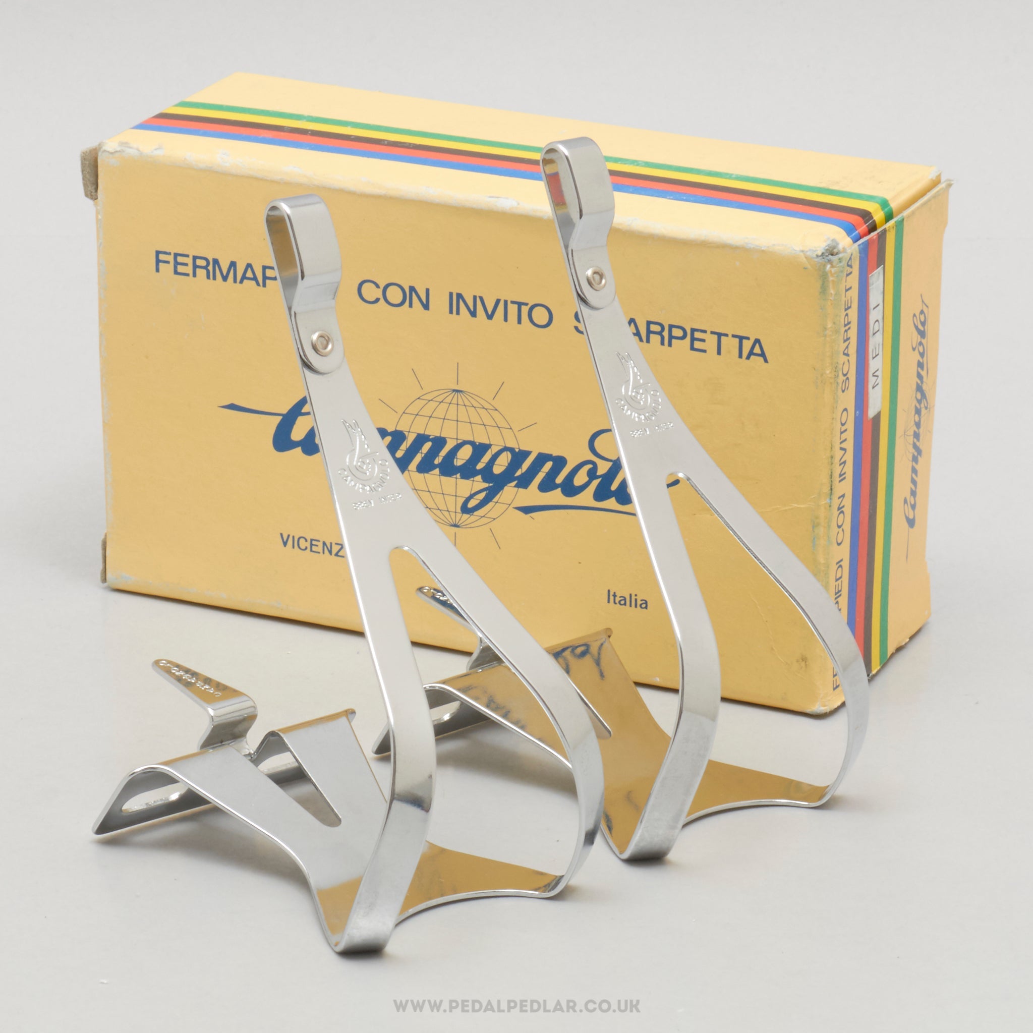 Campagnolo Nuovo Record Clip ペダル Campagnolo Nuovo Record Pedals - Classic Steel Bikes