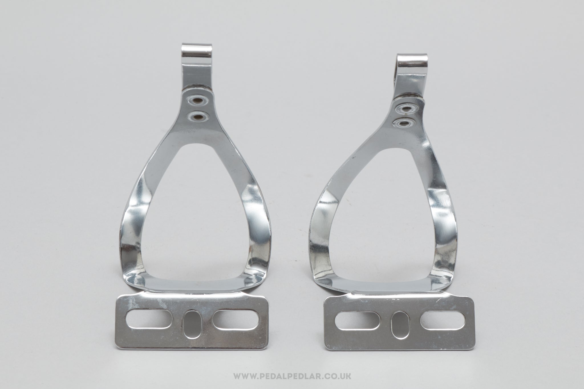 Christophe 50 / 506 Old Logo NOS Size S Vintage Steel Toe Clips / Cages - Pedal Pedlar - Buy New Old Stock Bike Parts