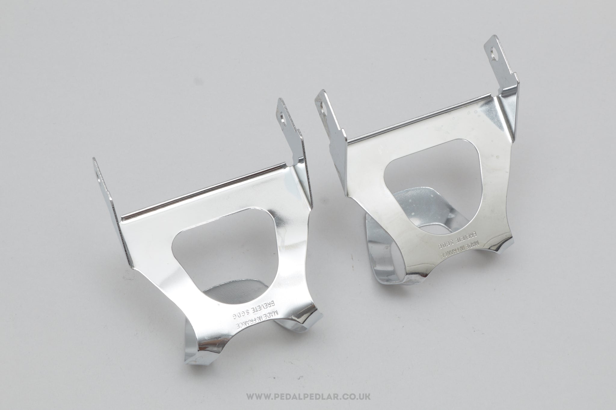 Christophe 47 M Mini New Logo NOS Size M Vintage Side Fixing Steel Toe Clips / Cages - Pedal Pedlar - Buy New Old Stock Bike Parts