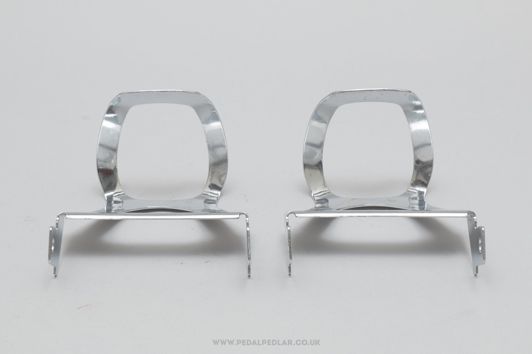 Christophe 47 M Mini New Logo NOS Size M Vintage Side Fixing Steel Toe Clips / Cages - Pedal Pedlar - Buy New Old Stock Bike Parts