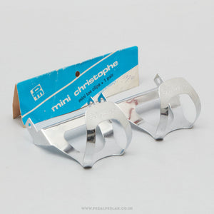 Christophe 47 M Mini NOS/NIB Size M Vintage Side Fixing Steel Toe Clips - Pedal Pedlar - Buy New Old Stock Bike Parts