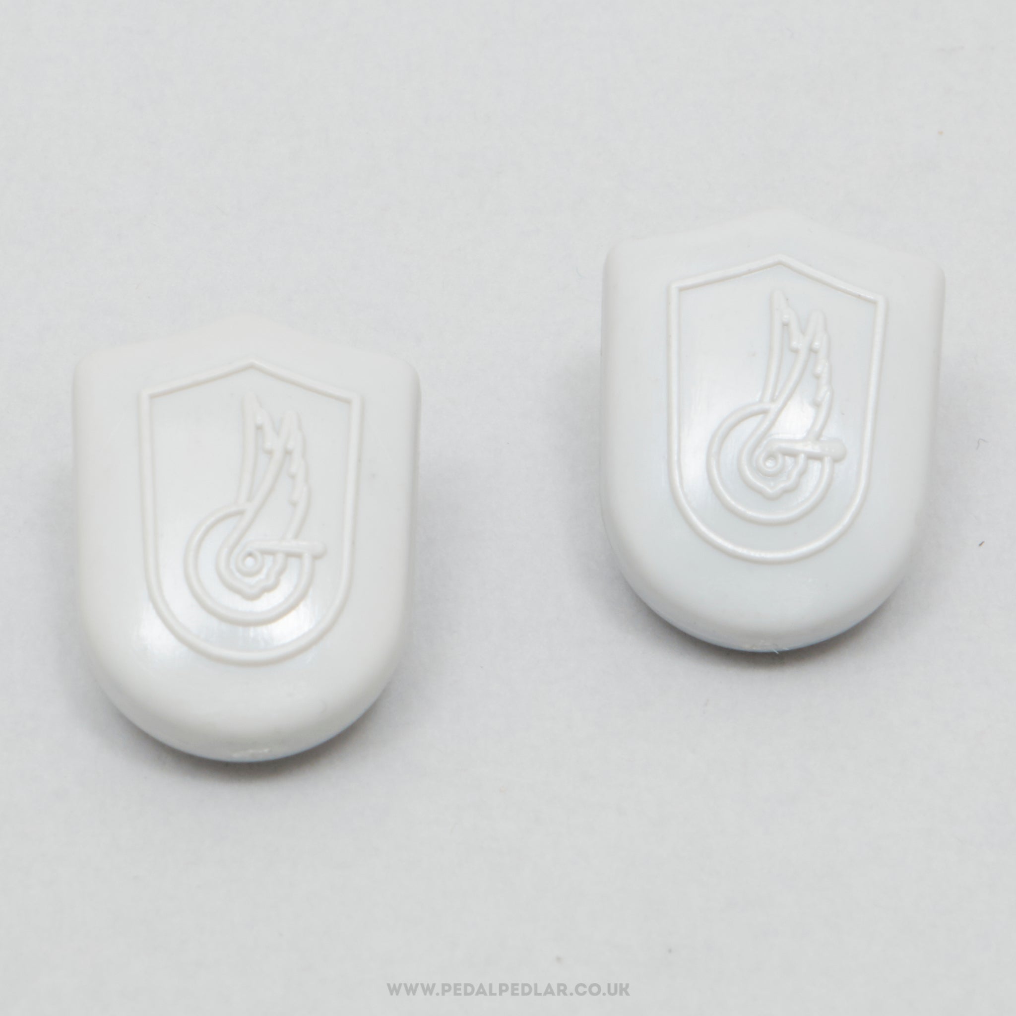 Campagnolo C-Record (7188006) NOS Vintage Grey Toe Strap End Buttons - Pedal Pedlar - Buy New Old Stock Bike Parts