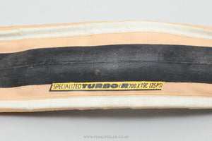 Specialized Turbo/R Black/Skin NOS/NIB Vintage 700 x 19c Folding Tyres - Pedal Pedlar - Buy New Old Stock Bike Parts