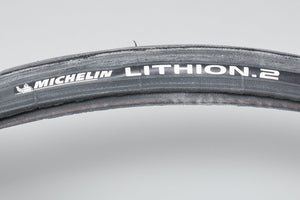 Michelin Lithion 2 Black/Grey NOS/NIB Classic 700 x 23c Folding Tyres - Pedal Pedlar - Buy New Old Stock Bike Parts