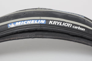 Michelin Krylion Carbon Black/Grey NOS/NIB Classic 700 x 23c Folding Tyres - Pedal Pedlar - Buy New Old Stock Bike Parts