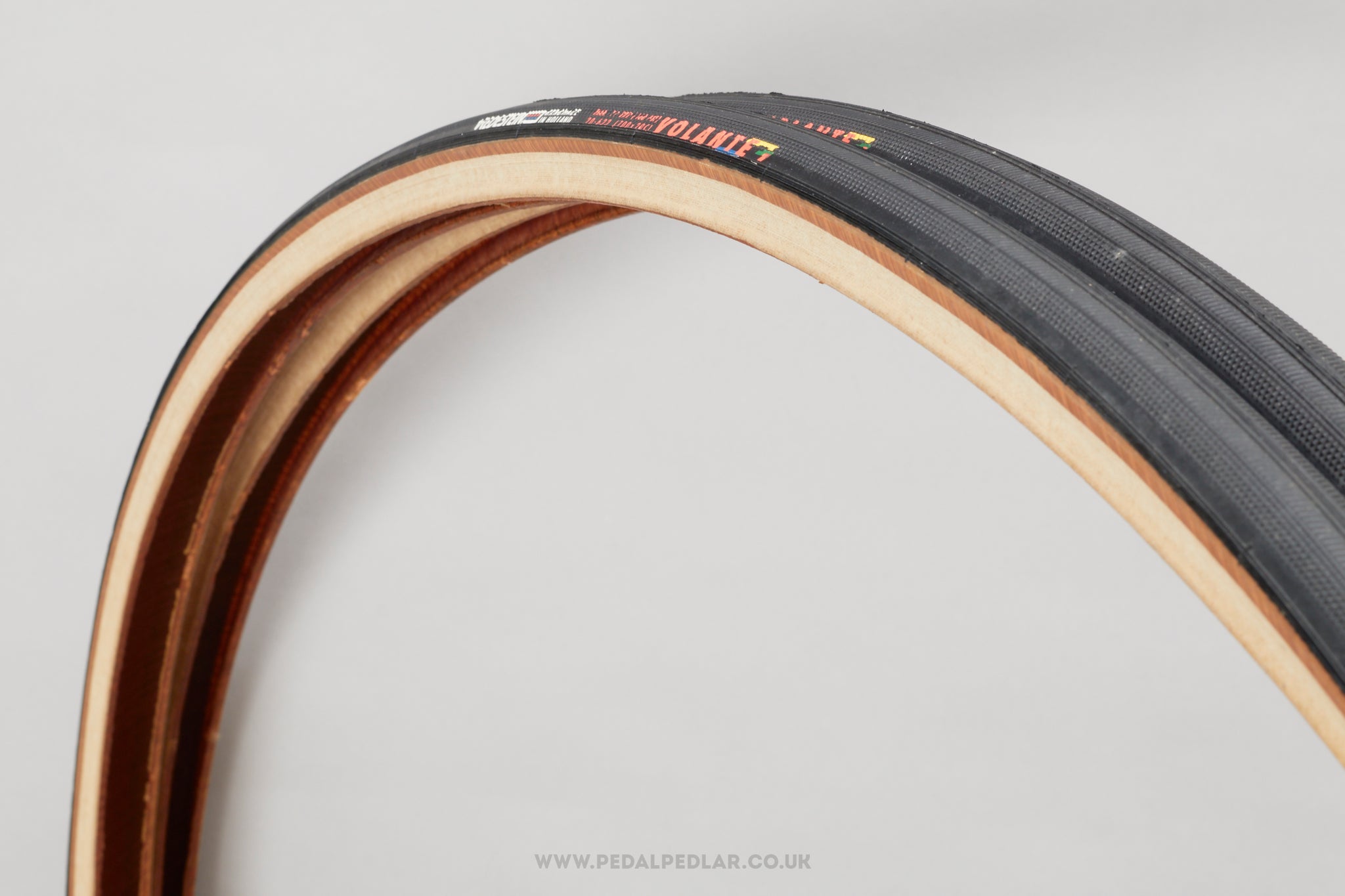 Vredestein Volante Black/Skin NOS Vintage 700 x 20c Tyres - Pedal Pedlar - Buy New Old Stock Bike Parts