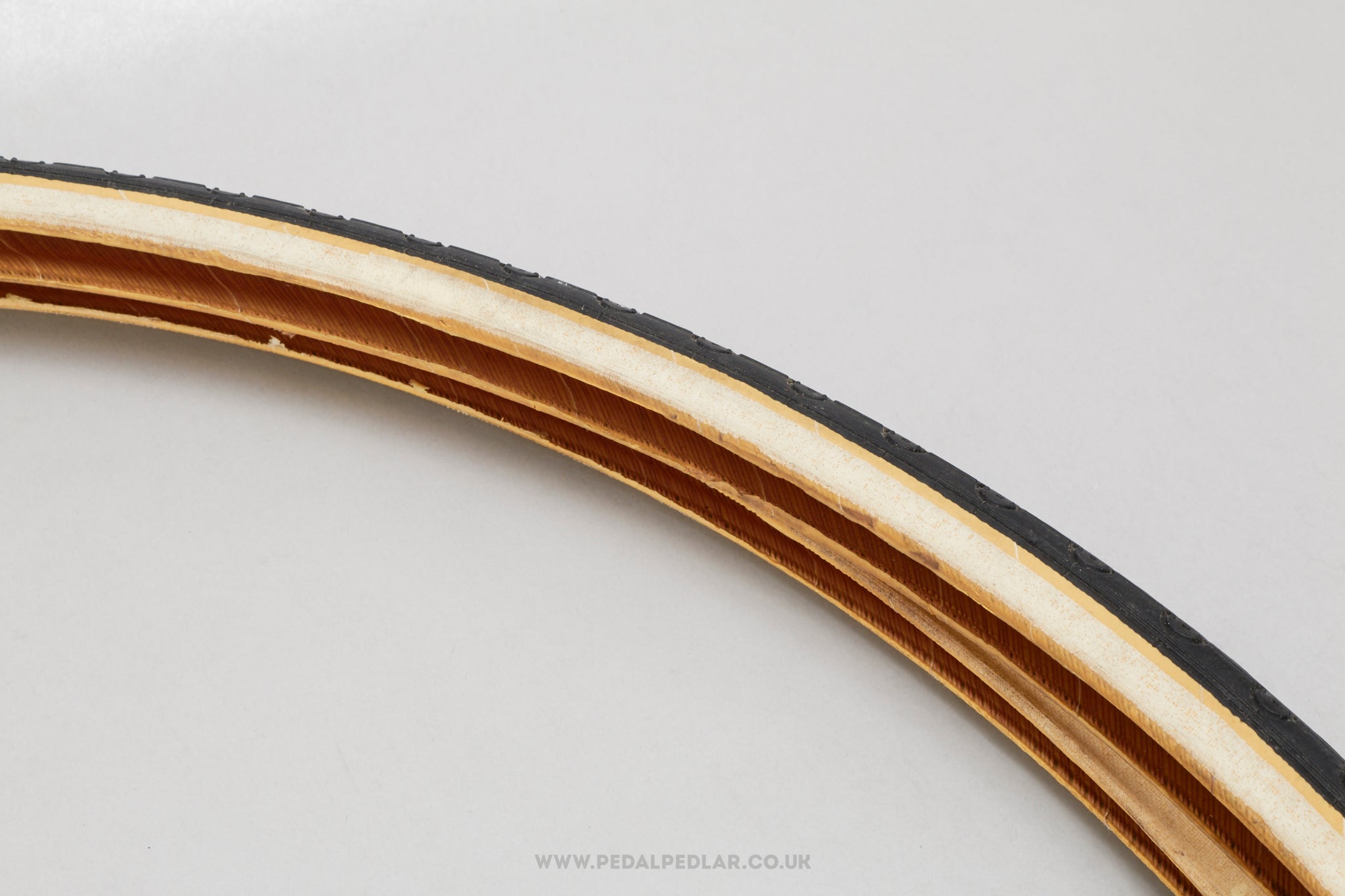 Gazelle Vuelta Black/Skin NOS Vintage 700 x 20c Tyres - Pedal Pedlar - Buy New Old Stock Bike Parts