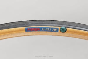 Pariba HP Hand Made Black/Skin NOS Vintage 700 x 23c Tyres - Pedal Pedlar - Buy New Old Stock Bike Parts