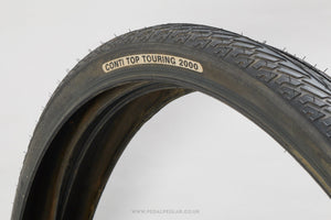 Continental Top Touring 2000 Black NOS Classic 700 x 42c Touring Tyres - Pedal Pedlar - Buy New Old Stock Bike Parts