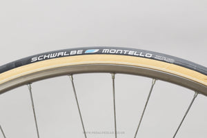Schwalbe Montello 300 Black/Skin NOS/NIB Classic 700c/28" x 22 mm Tubular Tyres - Pedal Pedlar - Buy New Old Stock Bike Parts