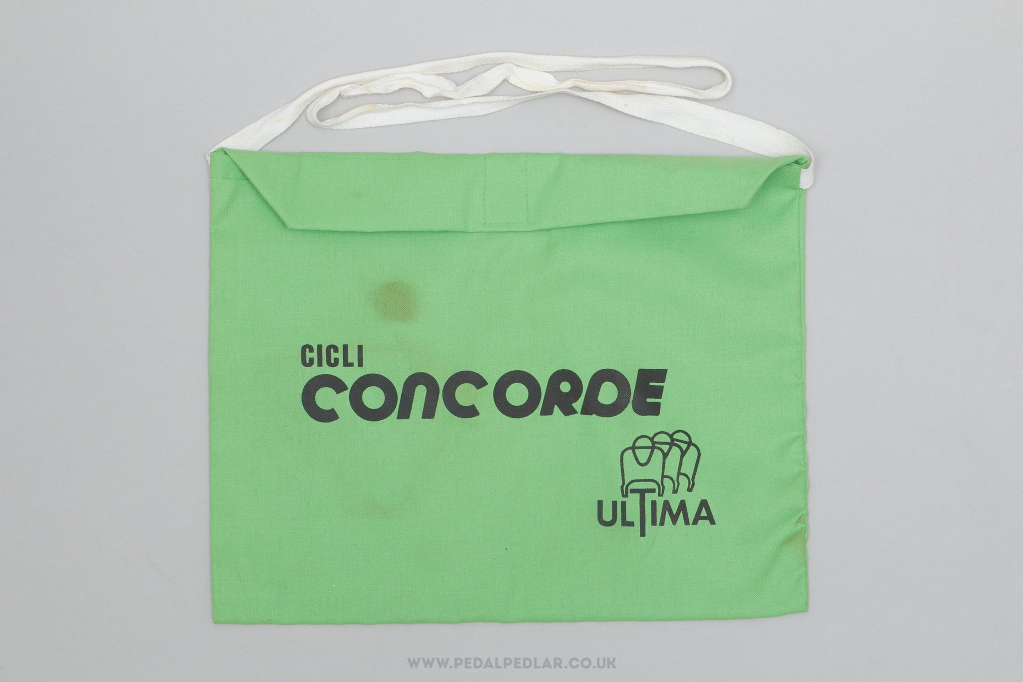 Vintage Cicli Concorde / Ultima Green Musette Bag - Pedal Pedlar - Cycle Accessories For Sale