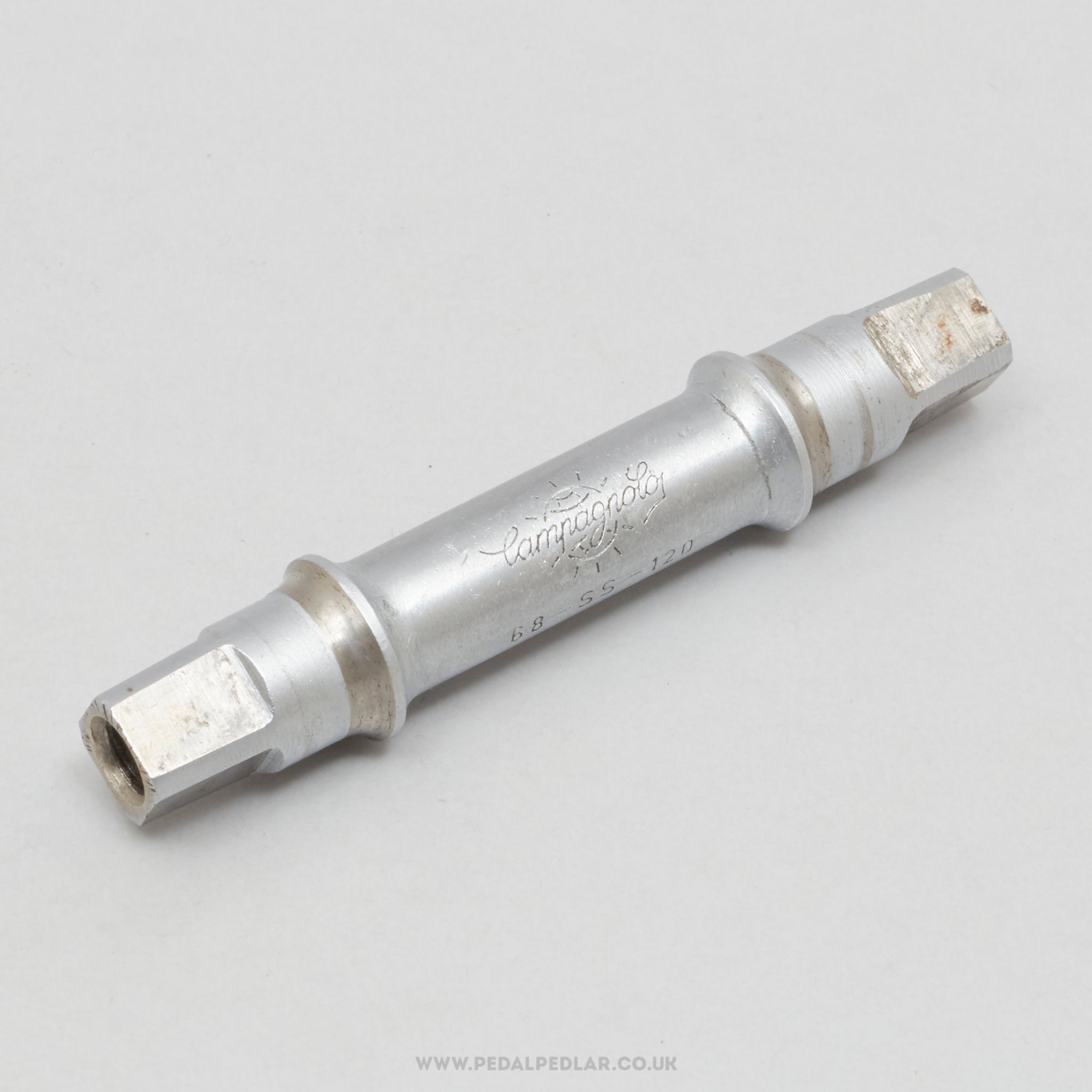Campagnolo Nuovo Record (744) 68-SS-120 Vintage 112 mm Bottom Bracket Axle - Pedal Pedlar - Bike Parts For Sale