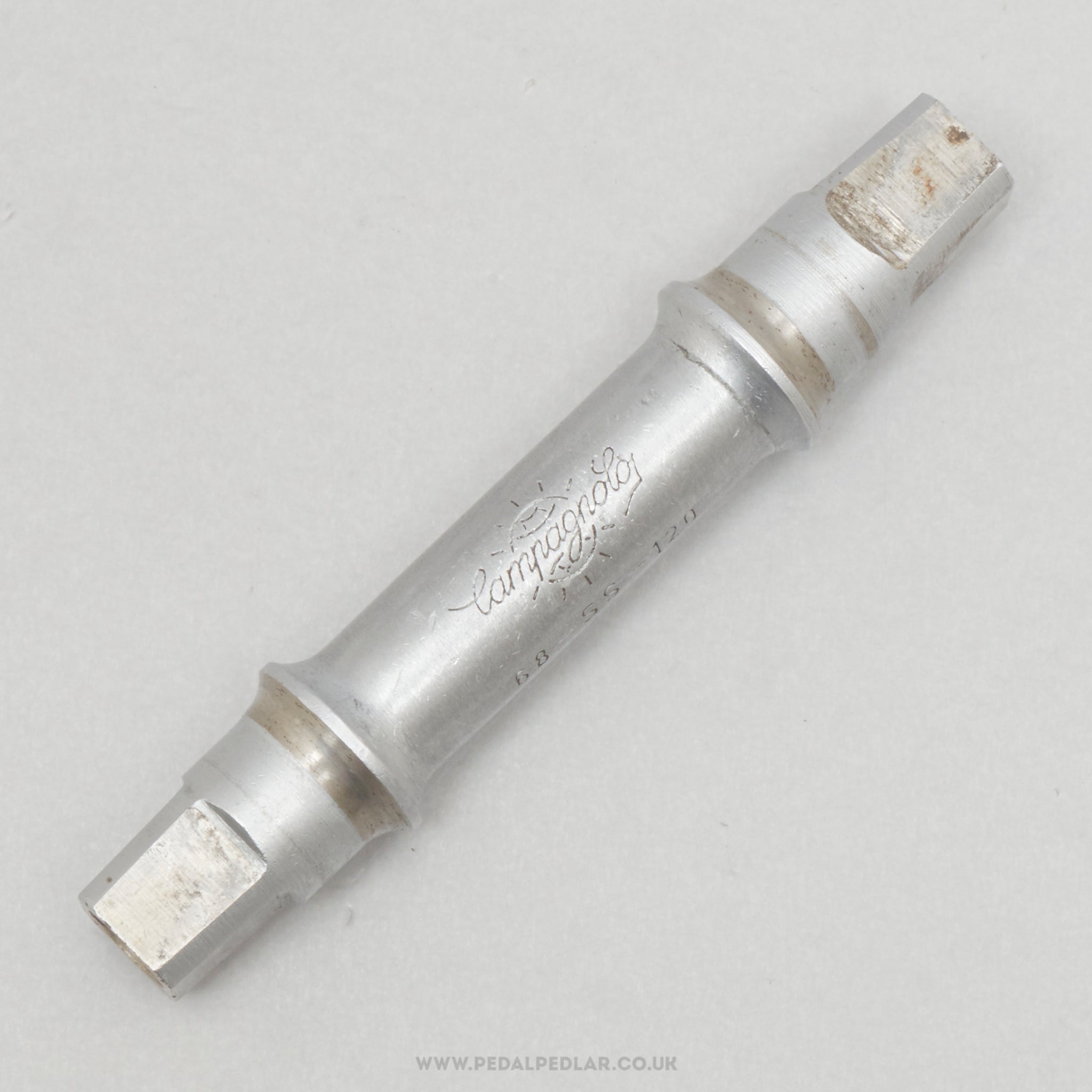 Campagnolo Nuovo Record (744) 68-SS-120 Vintage 112 mm Bottom Bracket Axle - Pedal Pedlar - Bike Parts For Sale