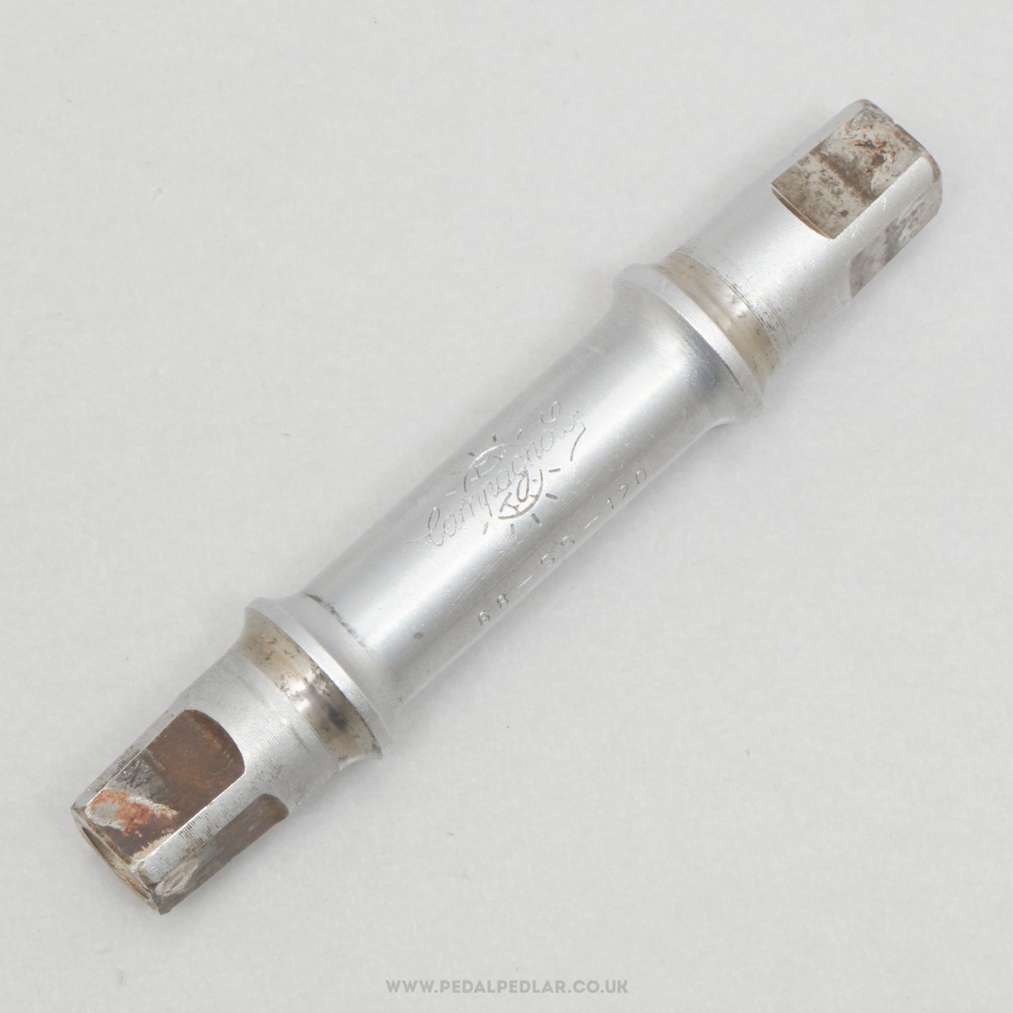 Campagnolo Nuovo Record (744) 68-SS-120 Vintage 112 mm Bottom Bracket Axle - Pedal Pedlar - Bike Parts For Sale