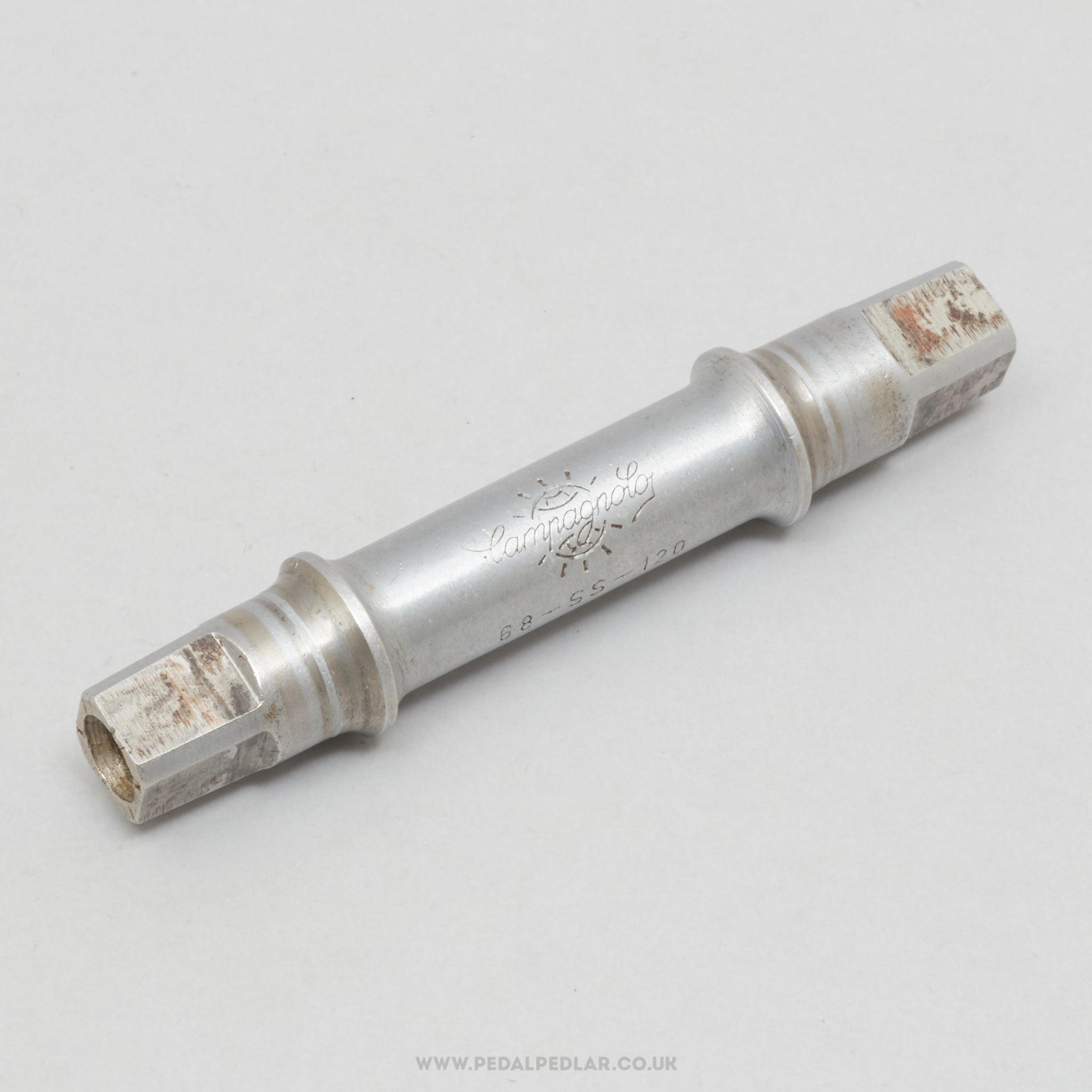 Campagnolo Nuovo Record (744) 68-SS-120 Vintage 112 mm Bottom Bracket Axle - Pedal Pedlar - Bike Parts For Sale