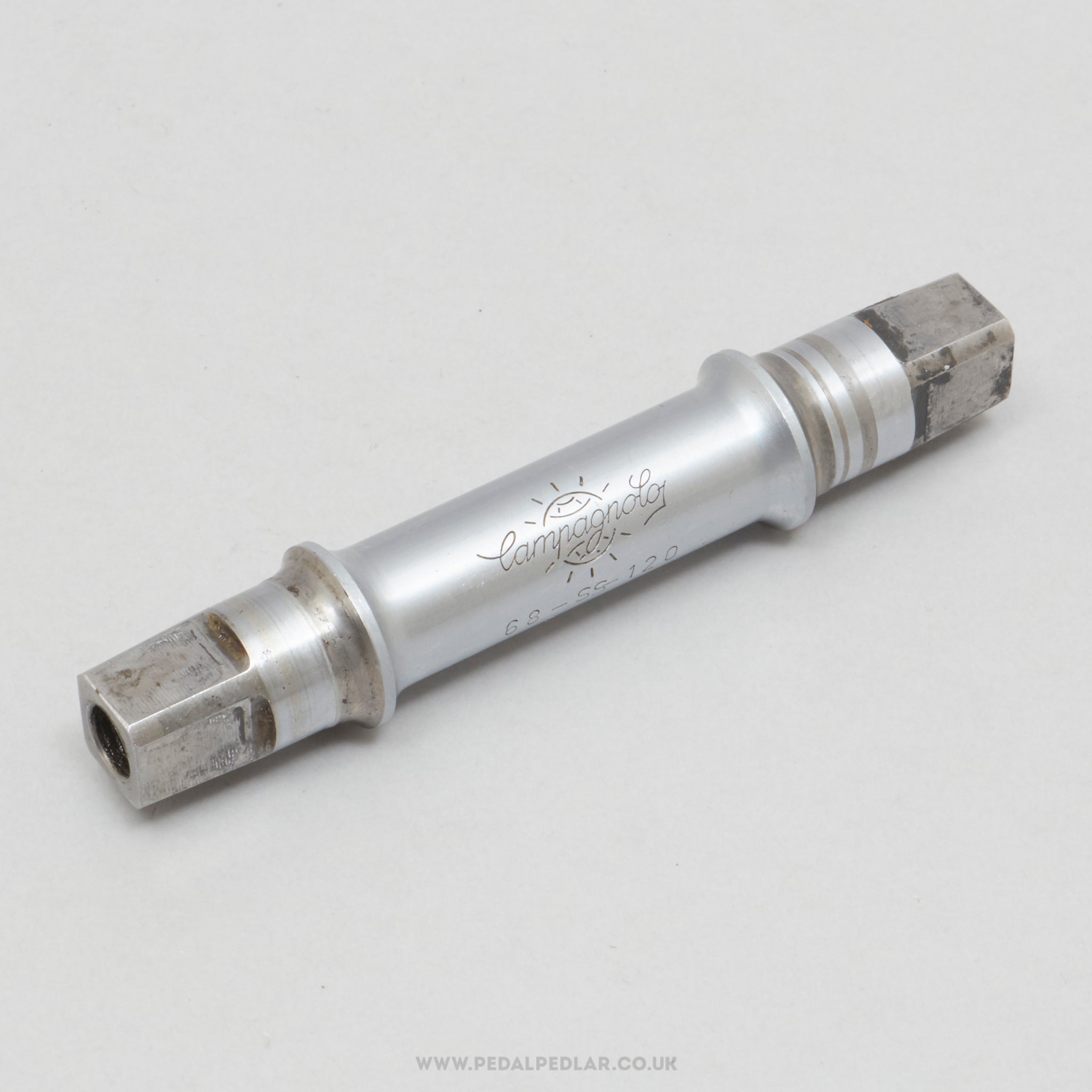 Campagnolo Nuovo Record (744) 68-SS-120 Vintage 112 mm Bottom Bracket Axle - Pedal Pedlar - Bike Parts For Sale