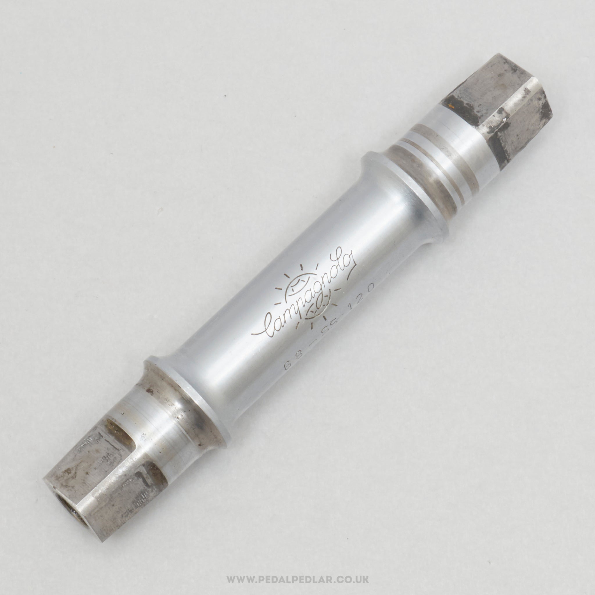 Campagnolo Nuovo Record (744) 68-SS-120 Vintage 112 mm Bottom Bracket Axle - Pedal Pedlar - Bike Parts For Sale