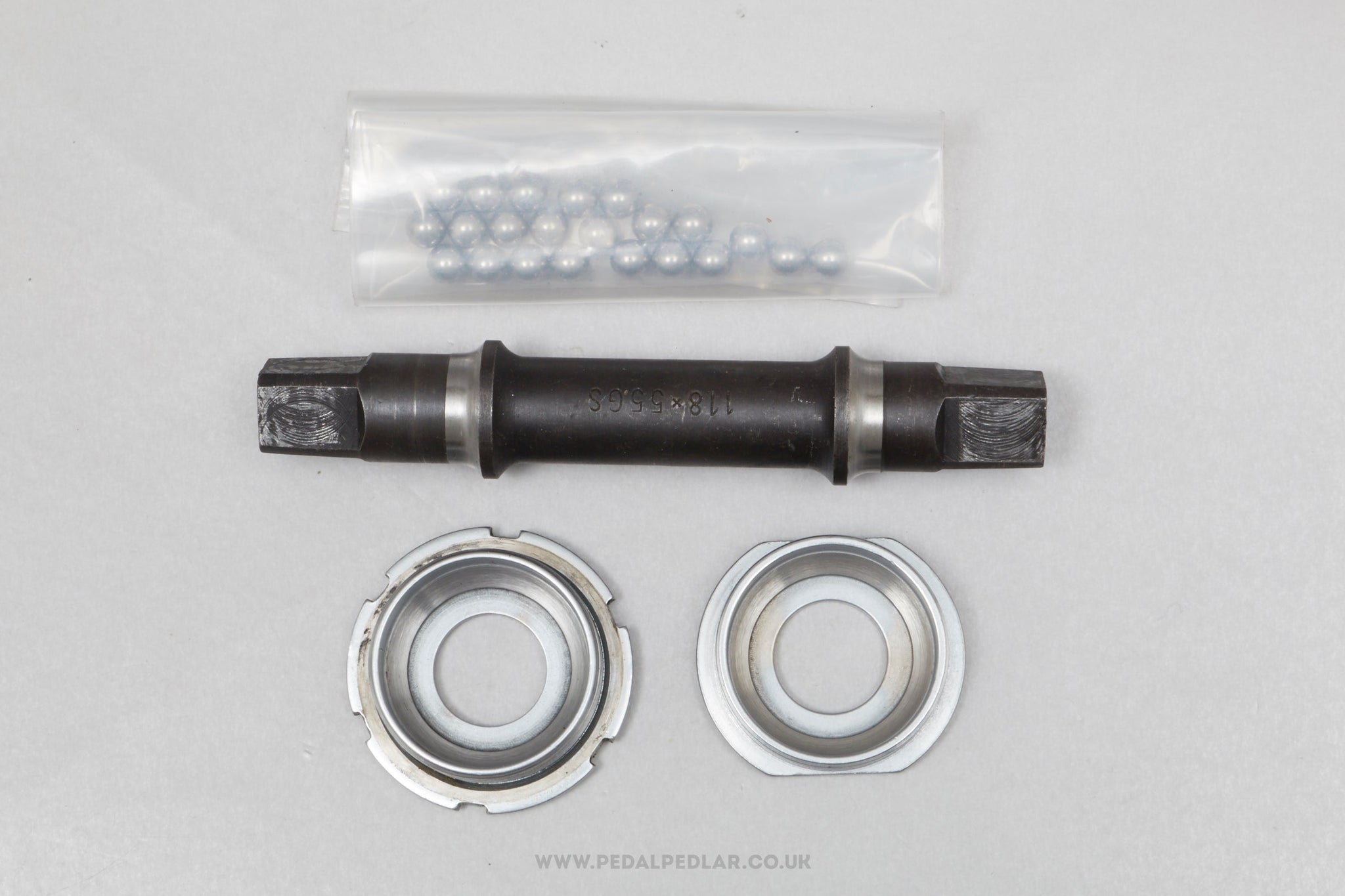 Zeus Gran Sport Vintage English 118 mm Bottom Bracket - Pedal Pedlar - Bike Parts For Sale