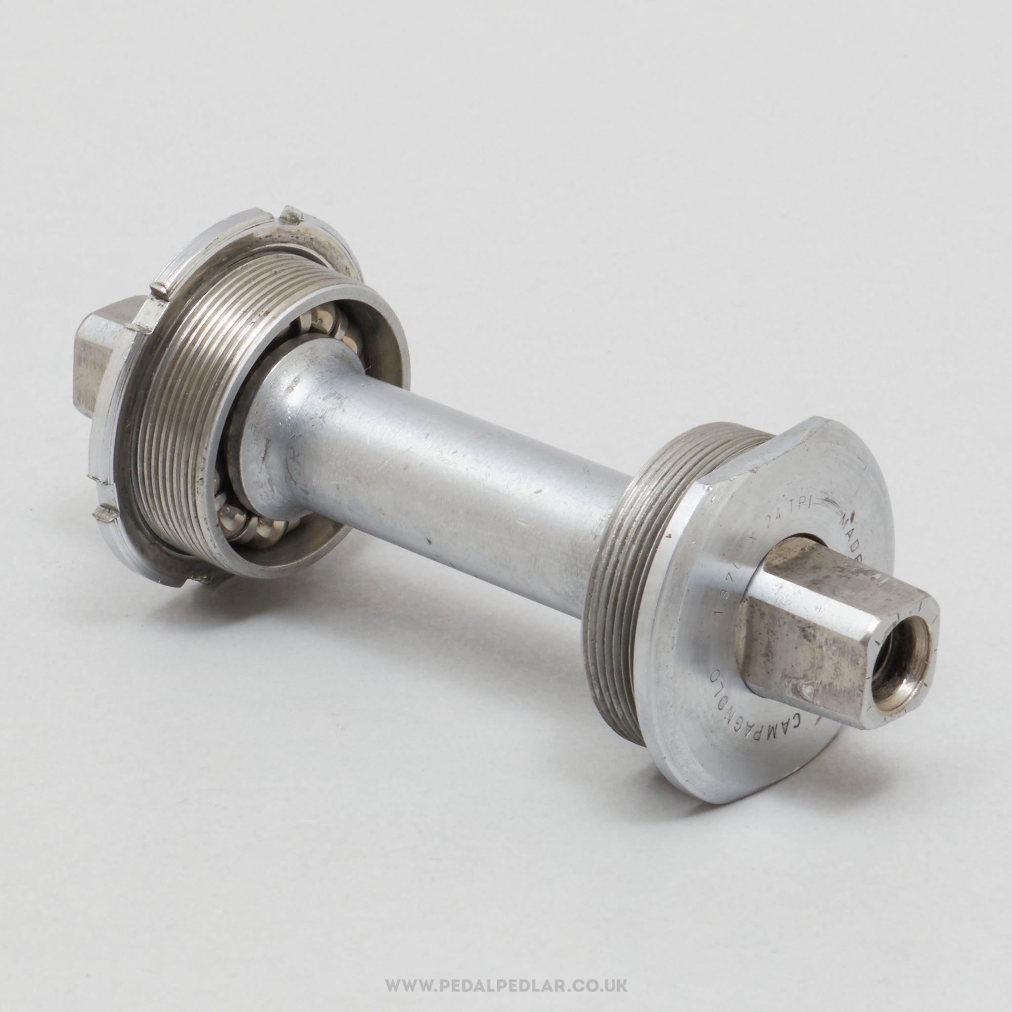 Campagnolo Record Pista (1046/P) Vintage English 109 mm Bottom Bracket - Pedal Pedlar - Bike Parts For Sale
