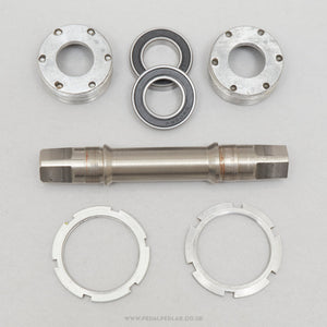 Vintage Titanium O.M.A.S. Big Sliding Type English 112 mm Bottom Bracket - Pedal Pedlar - Bike Parts For Sale