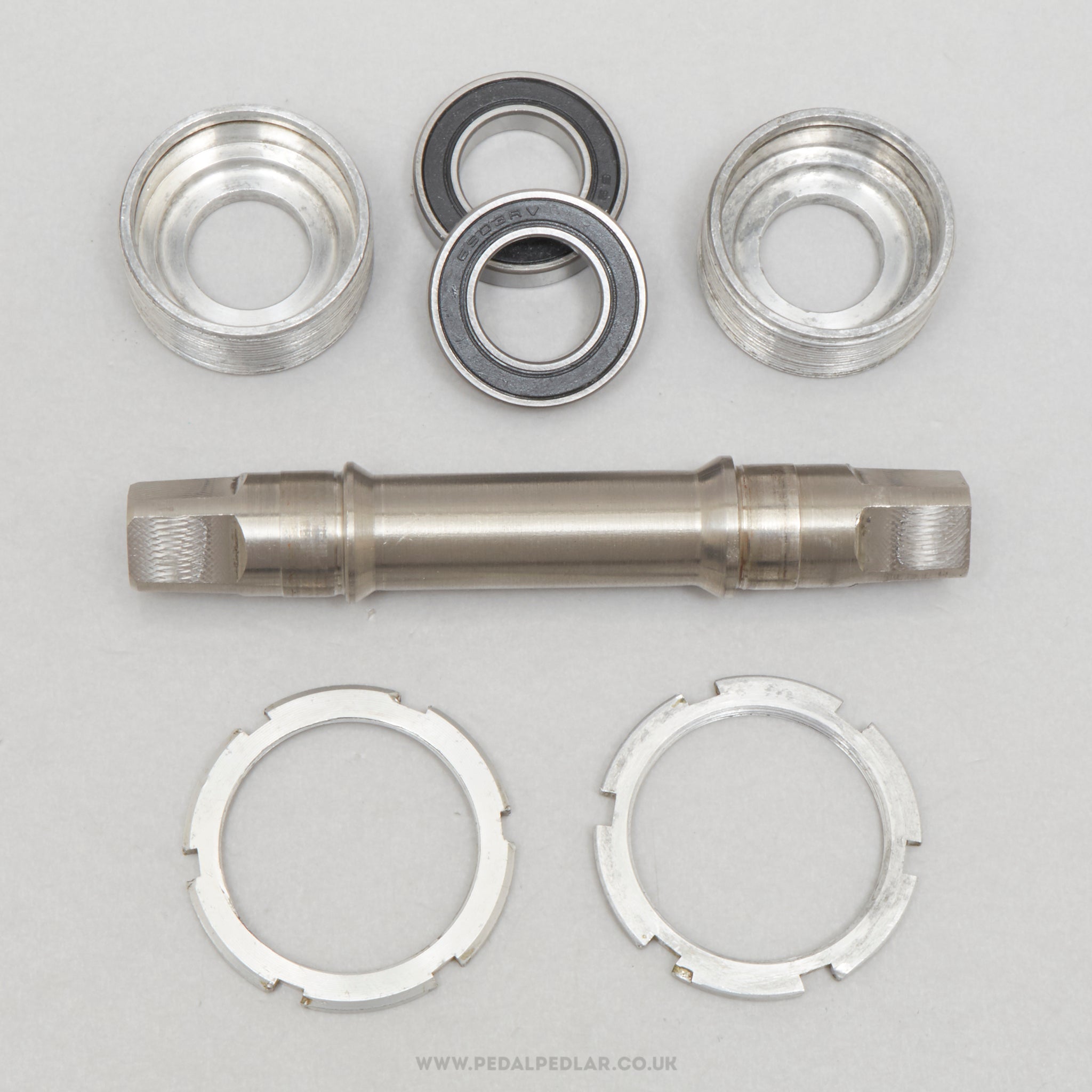 Vintage Titanium O.M.A.S. Big Sliding Type English 112 mm Bottom Bracket - Pedal Pedlar - Bike Parts For Sale