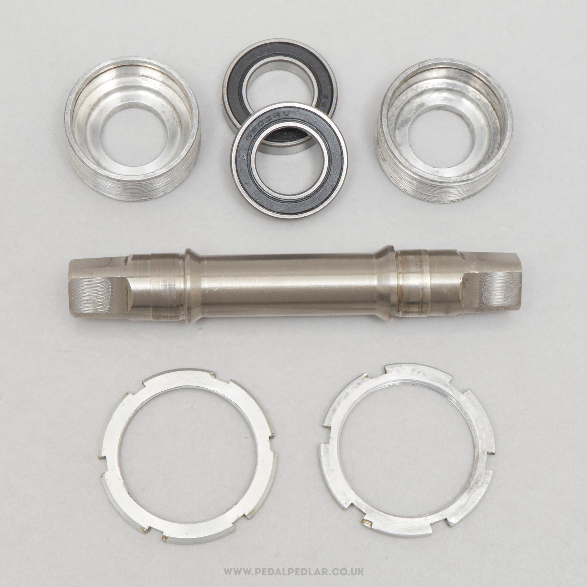 Vintage Titanium O.M.A.S. Big Sliding Type English 112 mm Bottom Bracket - Pedal Pedlar - Bike Parts For Sale