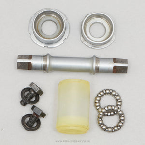 Campagnolo Nuovo Record (1046/A) Vintage English 114.5 mm Bottom Bracket - Pedal Pedlar - Bike Parts For Sale