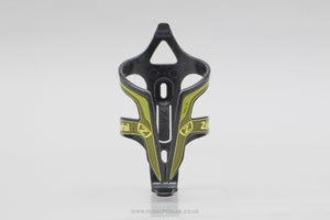 Zefal Pulse FG Fibreglass Classic Black & Green Bottle Cage - Pedal Pedlar - Cycle Accessories For Sale