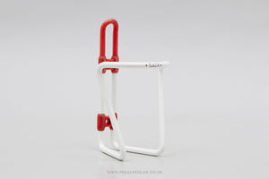 Tacx Classic White & Red Bottle Cage - Pedal Pedlar - Cycle Accessories For Sale