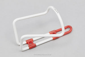 Tacx Classic White & Red Bottle Cage - Pedal Pedlar - Cycle Accessories For Sale