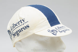Liberty Seguros Vintage Spanish Cotton Cycling Cap - Pedal Pedlar - Clothing For Sale