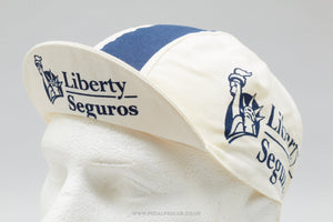 Liberty Seguros Vintage Spanish Cotton Cycling Cap - Pedal Pedlar - Clothing For Sale