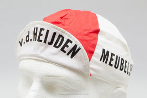 Van Der Heijden's Meubelen Vintage Dutch Cotton Cycling Cap - Pedal Pedlar - Clothing For Sale
