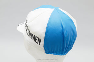 W.S.V Emmen 'De Roo B.V' Vintage Dutch Cotton Cycling Cap - Pedal Pedlar - Clothing For Sale