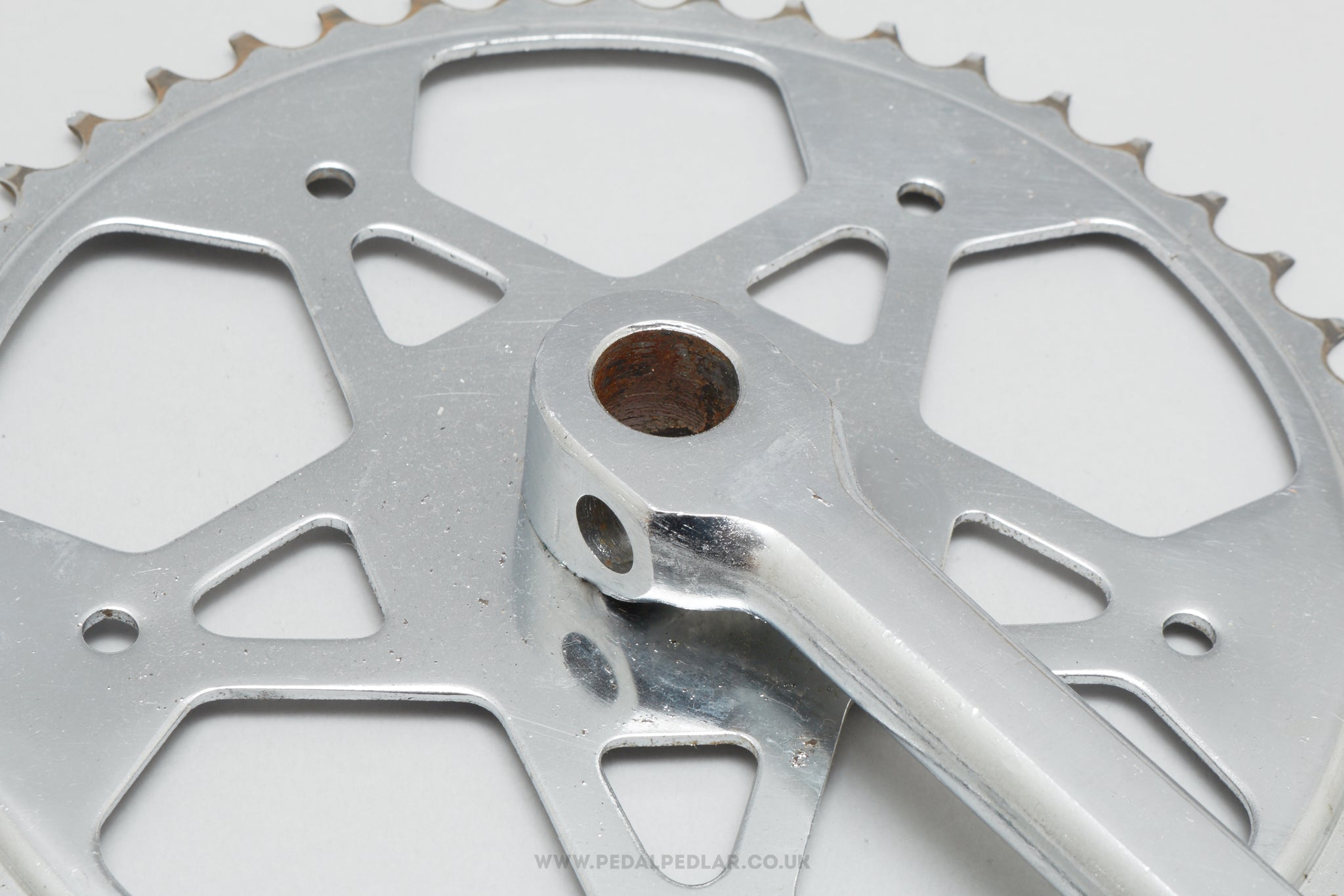 Unbranded Vintage Single 46T 170 mm Right Crank Arm / Chainring Set - Pedal Pedlar - Bike Parts For Sale