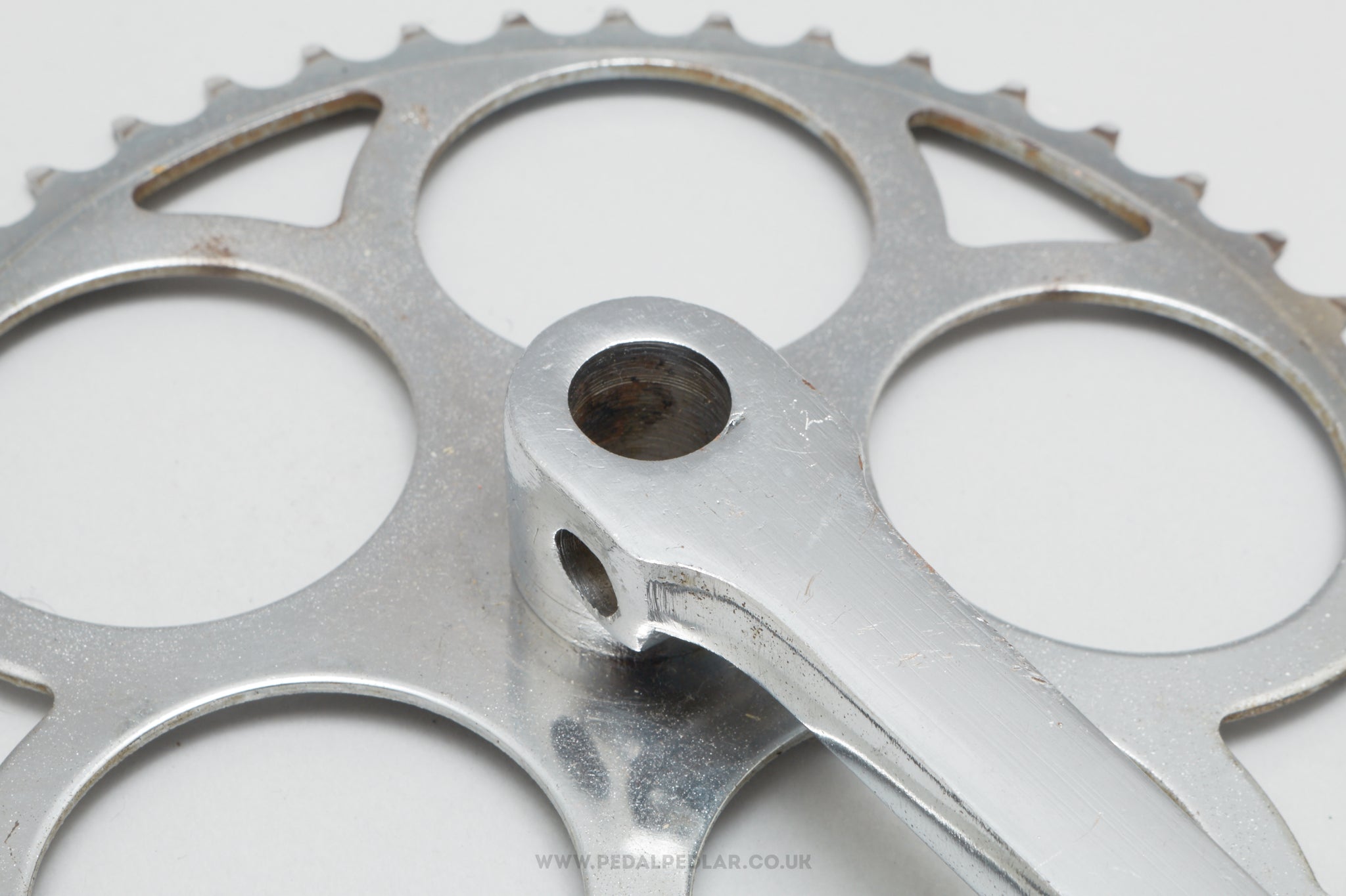 Unbranded Vintage Single 46T 170 mm Right Crank Arm / Chainring Set - Pedal Pedlar - Bike Parts For Sale