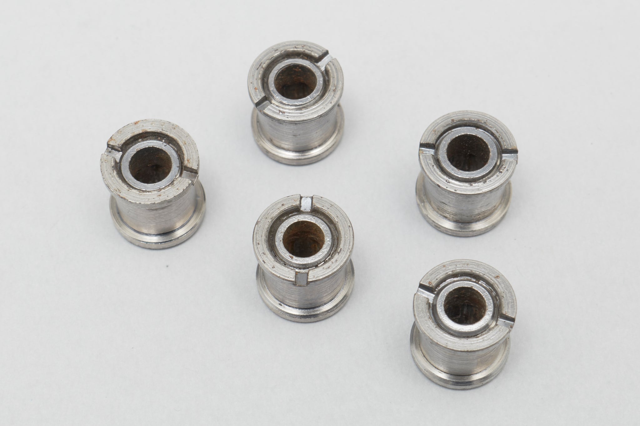 Campagnolo Nuovo/Super Record / Gran Sport (754/755) 'Brev' Vintage Chainring Bolts Set - Pedal Pedlar - Bike Parts For Sale