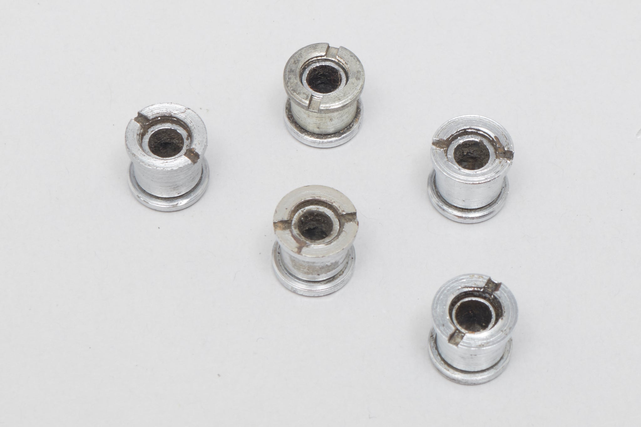 Campagnolo Record (754/755) 'Patent' Early Type Vintage Chainring Bolts Set - Pedal Pedlar - Bike Parts For Sale