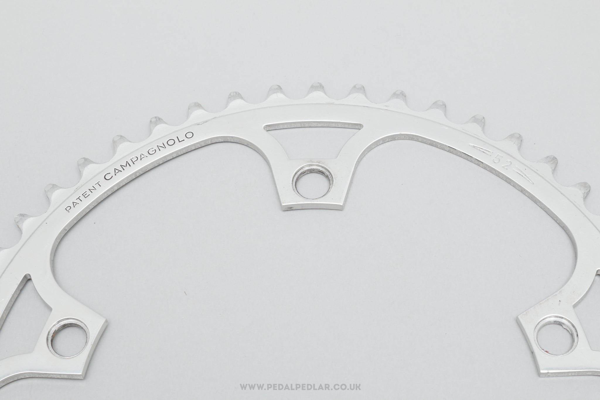 Campagnolo Super Record (753/A) 'Patent' Ciocc Pantographed Vintage 52T 144 BCD Outer Chainring - Pedal Pedlar - Bike Parts For Sale
