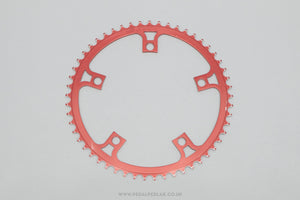 Ofmega Competizione Red Vintage 53T 144 BCD Outer Chainring - Pedal Pedlar - Bike Parts For Sale