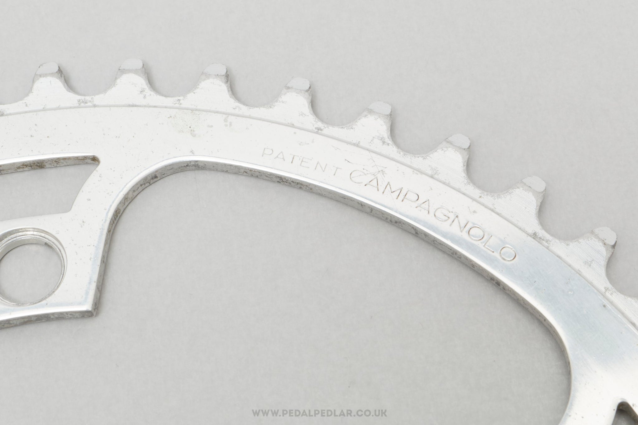 Campagnolo Super Record (753/A) 'Patent' Vintage 51T 144 BCD Outer Chainring - Pedal Pedlar - Bike Parts For Sale