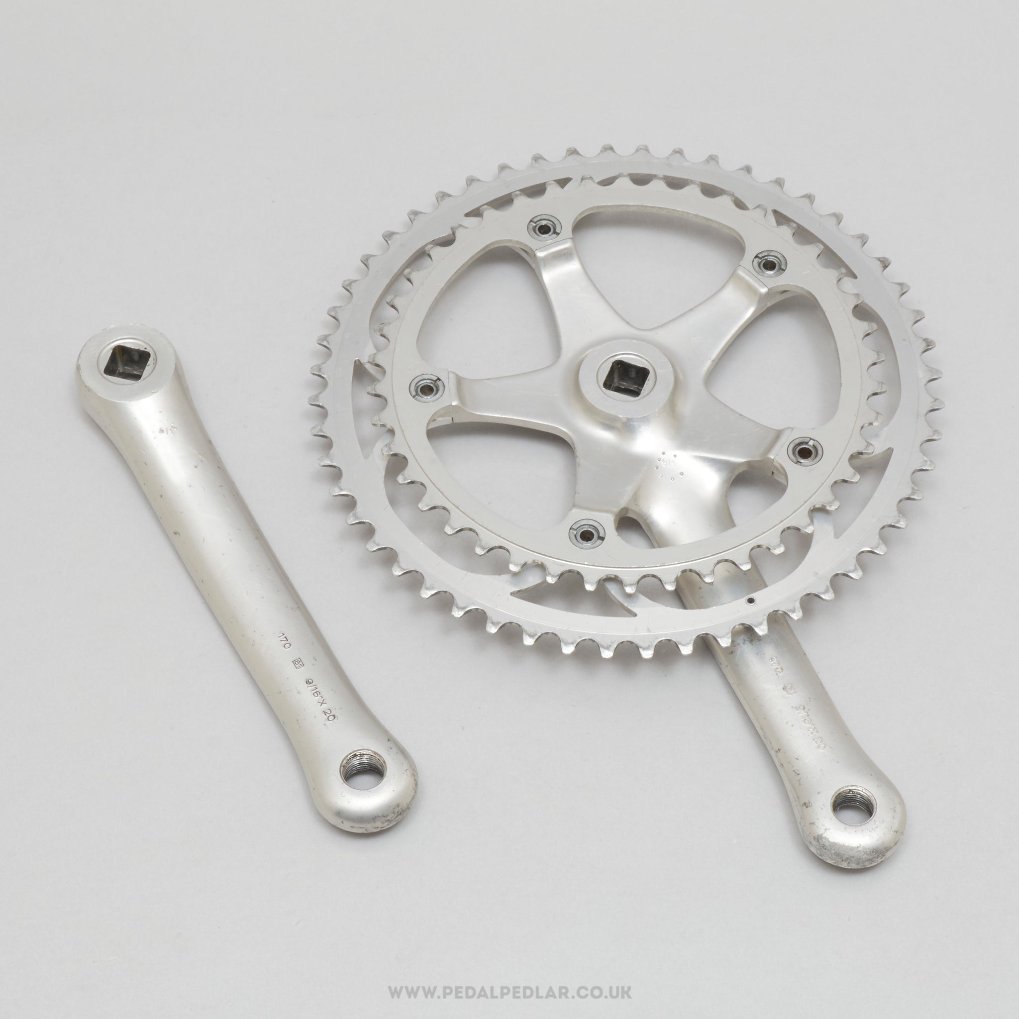 Campagnolo Chorus (706/101) c.1990 Vintage 170 mm Road Chainset - Pedal Pedlar - Bike Parts For Sale